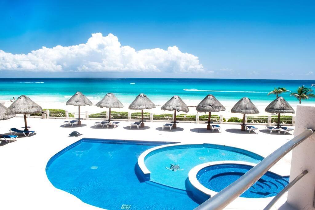Ocean View Apartment, Best Beach Area, 3 Bedrooms Канкун Екстер'єр фото