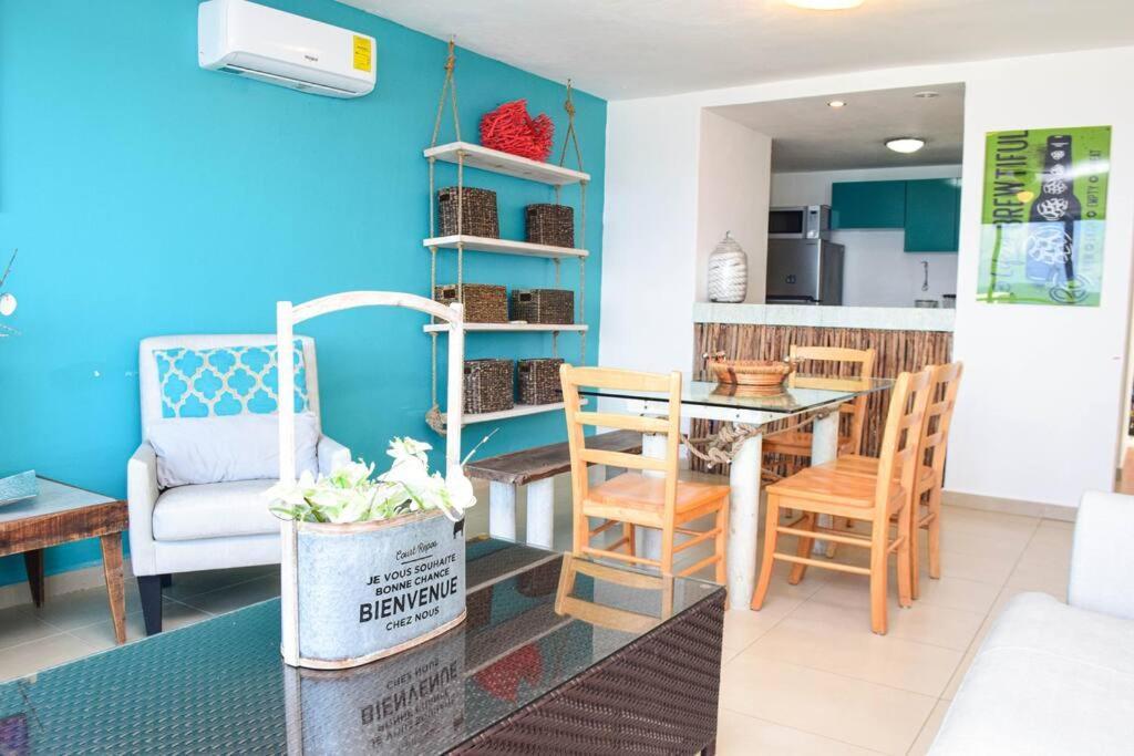 Ocean View Apartment, Best Beach Area, 3 Bedrooms Канкун Екстер'єр фото